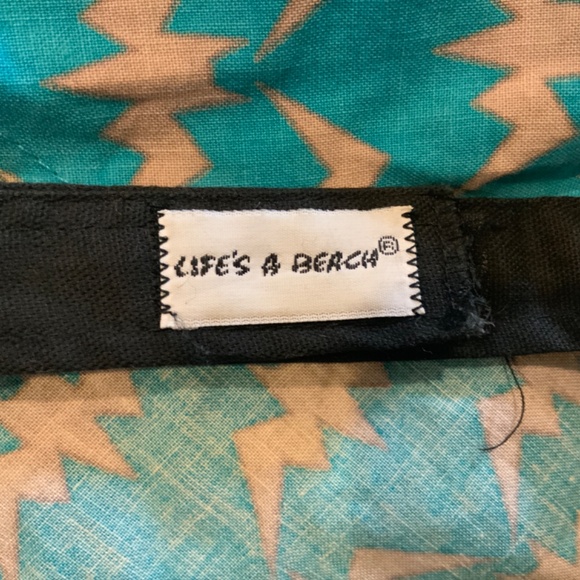 Vintage Life’s A Beach Surf Hat Aqua/Grey - Picture 5 of 5